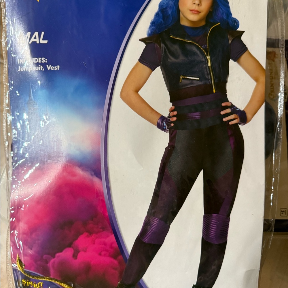Descendents Mal Kids Purple and Black Costume